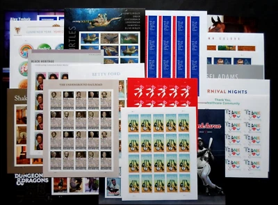 Juego Año 2024 - Imperforate Emisiones Sin Troquelado Las 19 Hojas Forever En estado bastante bueno/muy bueno Foto 1 de 4