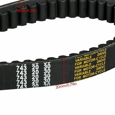 743 20 30 CVT Drive Belt GY6 125cc 150cc Short Case Scooter ATV