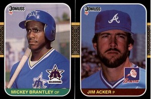 1987 Donruss Baseball (401-660) - YOU PICK THE CARD