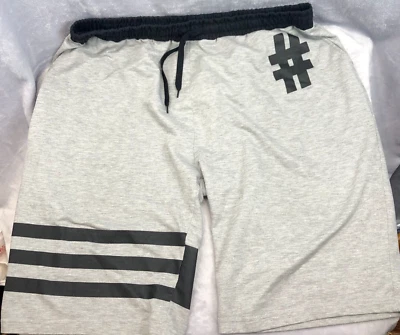 Pantalones Cortos De Colección No Fear Para Hombres XL Gris Negro Algodón Ropa de Calle Años 90 Patinaje Patinador Foto 1 de 4