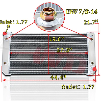 3 Row Radiator For 03-2009 Chevy C4500 C6500 Kodiak /GMC C5500 Topkick 6.6L 8.1L - Image 1 of 4
