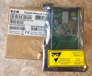 Eaton Network-M2 Remote Management Adapter Gigabit Ethernet Card 744-A3983 - Photo 1/5