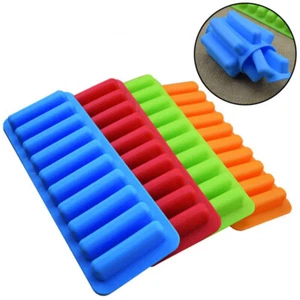 Maker Mold Ice Stick Cube Tray Mould Silicone Finger Biscuit Chocolate Sticks - Picture 1 of 14