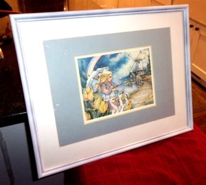 JODY BERGSMA ART - 1988 - GERAHMT und MATTIERT - SUNSHINE AFTER THE STORM - 21" - Bild 1 von 9