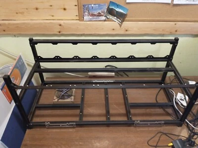 Kingwin Miner Rig Case W8 GPU Mining Stackable Open Frame Expert Crypto Mining - Image 1 of 4