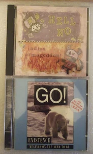 2 x CD: GO! Existence & HELL NO Adios Armageddon NYHC born against SFA rorschach - Foto 1 di 8