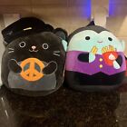 Squishmallow Halloween Duo Ramble The Cat&Vincent With Garlic Fries 12 Inch New