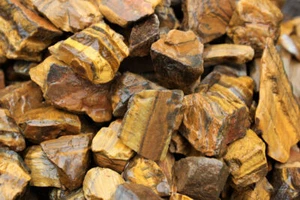 100% Natural Gold Tiger's Eye Rough Stone LB(Crystal Wholesale Bulk Lots) - Picture 1 of 6