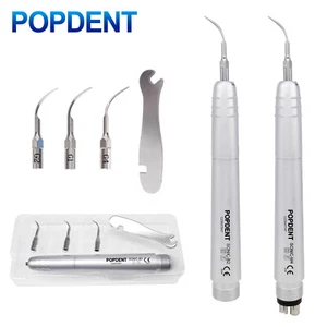 Dental Ultrasonic Air Perio Scaler Handpiece Hygienist 2/4-Holes With 3 Tips - Picture 1 of 23