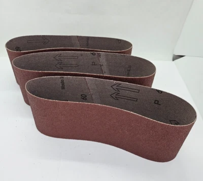 SKIL Schleifband 76 x 457 mm Schleifbänder 3 Stück K60 Schleifpapier