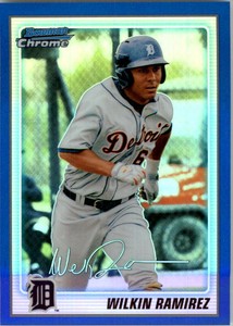 2010 Bowman Chrome Prospects Blue Refractors #BCP191A Wilkin Ramirez /150