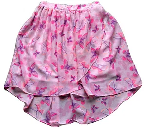 Children’s Place Size 14 Pink Butterfly Print High Low Skirt Easter! Beautiful! - Picture 1 of 2