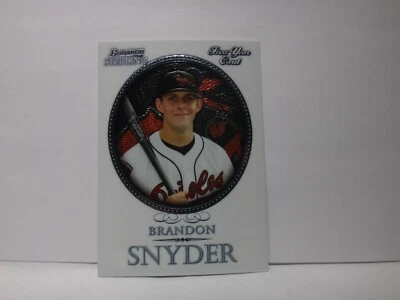 2005 Bowman Sterling Brandon Snyder #BS-BSN Rookie RC - Image 1 of 2