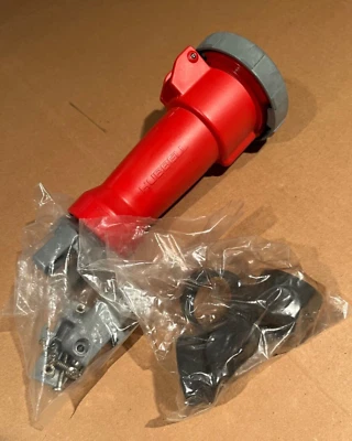 New Open Box HUBBELL HBL430C7W IEC Pin and Sleeve Connector,30A,480V - Image 1 of 4