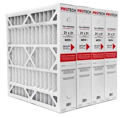 Rheem PD540042 (4-Pack) - 21" x 21" x 5" Filter for Air Cleaner AXHF-E21AM - Image 1 of 4