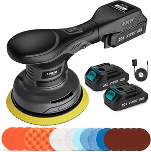 Lucidatrice tampone senza fili compatibile con batteria Makita 18V, 6 velocità brushless M - Foto 1 di 7