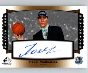 (HCW) 2004-05 SP Game Used Rookie Exclusive Auto Pavel Podkolzine 20/100 07539 - Picture 1 of 3