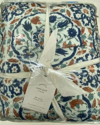 Edredón estampado de azulejos Nessa - Full-Queen  Foto 1 de 3