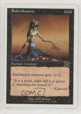 1999 Magic: The Gathering - Core Set: 6th Edition Enfeeblement #125 0s5