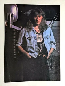 DEF LEPPARD / JOE ELLIOTT / DAVID LEE ROTH MAGAZINE FULL PAGE PINUP CLIPPING (1) - Picture 1 of 3