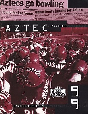 1999 San Diego State Aztecs Spring NCAA Football Media Guide - Image 1 of 2