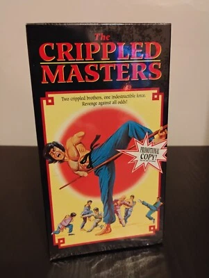 The Crippled Master (VHS, 1996, Promo Screener) Kung Fu Martial Arts Brand New - Image 1 of 4