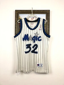 Vintage Shaquille O'neal Orlando Magic NBA Champion Jersey Rare Mens Size M - Picture 1 of 12
