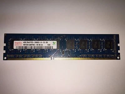 Hynix HMT351U6BFR8C-H9 4GB UBDIMM 1333 MHz PC3-10600U DDR3 SDRAM Memory TESTED! - Image 1 of 2
