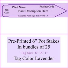 Mint Mexican Tagetes lucida  - Printed Plant Tags    { Pk of 25  }