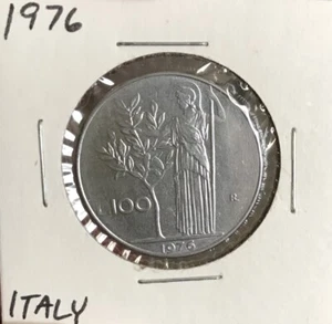 Italy 1976 - 100 Lira Republica Italiana Circulated Coin - Picture 1 of 2