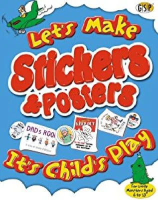Let's Make Posters & Stickers Pc New Cd Rom Only In Paper Sleeve XP - Image 1 of 2