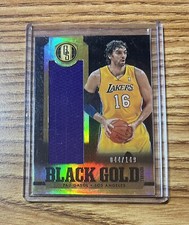 2012-13 PAU GASOL PANINI GOLD STANDARD BLACK GOLD Patch 44/149 #29 LAKERS RARE🔥