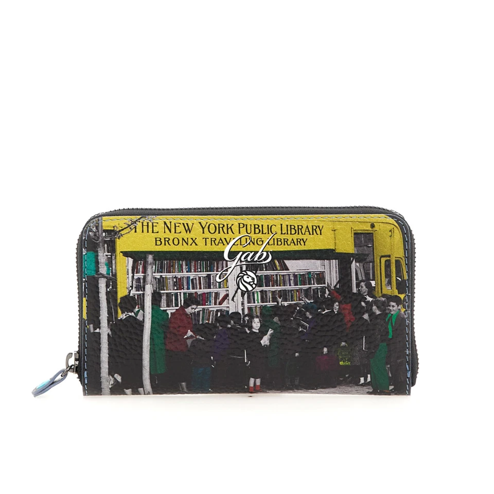 Portafoglio da donna GABS Gmoney17 libreria New York borsellino con portacarte - Immagine 1 di 4