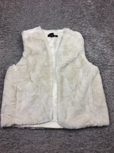 OFF WHITE The Limited giacca gilet morbido donna taglia media bianco sporco senza maniche