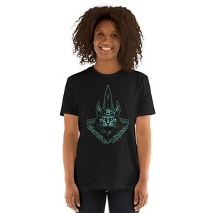 Cats of Downtown Reykjavik Iceland T-Shirt Hallgrímskirkja Church Viking Black - Picture 1 of 20