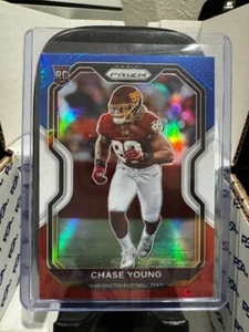 Chase Young 2020 Prizm Red White & Blue Prizm Rookie Washington Commanders - Picture 1 of 2