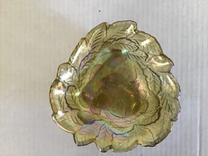 Vintage Indiana Glass Bowl Amber Candy Dish Serving Bowl Buy Now Make Offer! - Picture 1 of 3