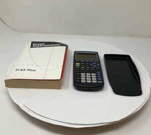 TI-83 Plus Graphing Calculator Texas Instruments With Guidebook Manual - Picture 1 of 9