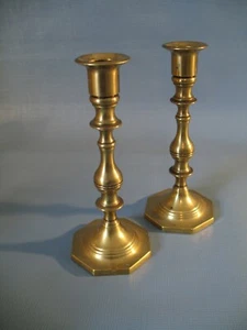 Baldwin 7 inch brass single candleholders - Picture 1 of 2