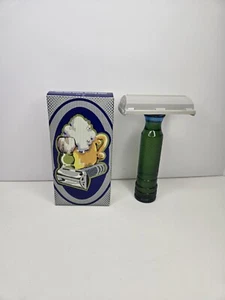Vintage Avon Super Shaver - Sure Winner Bracing Lotion Blue Glass Handle FULL - Picture 1 of 19