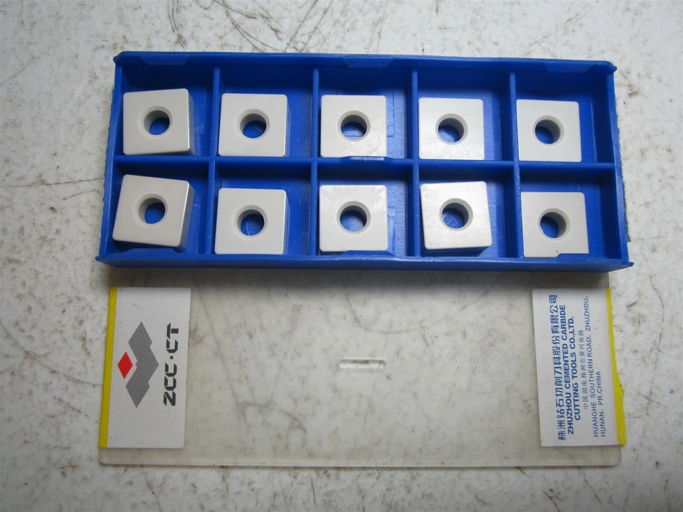 ZCCCT (SNGA120408T02020) CN1000 Cemented Carbide Turning Insert - Pack of 10 - Image 1 of 4