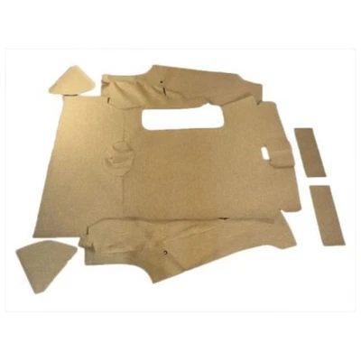 Trunk Floor Mat Cover 9pc for 1956 Cadillac Series 62 2 Door Sedan Brown Tweed - Image 1 of 4