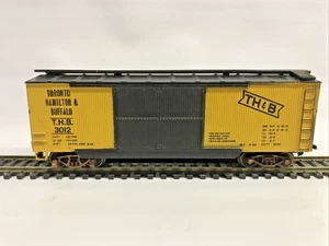 HO AHM Toronto Hamilton & Buffalo Wood Side Double Door Boxcar THB 3012 - Bild 1 von 6