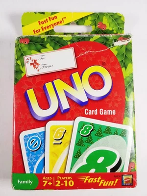 Uno Card Game 2009 Christmas/Holiday Version Rare Edition Complete R6836 - Image 1 of 4