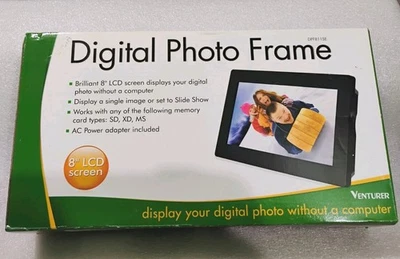 Venturer DPF811SE 8" Digital Picture Frame Foto 1 de 4
