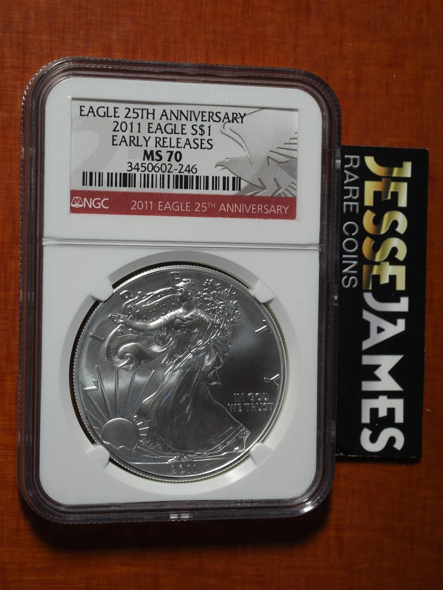 American Eagle MS 70 Graded 2011 Silver Bullion Coins for sale | eBay
