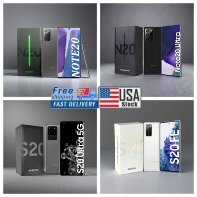 Nuevo Samsung Galaxy Note20/20 Ultra/S20 FE/S20 Ultra Desbloqueado de fábrica EE. UU. Foto 1 de 4