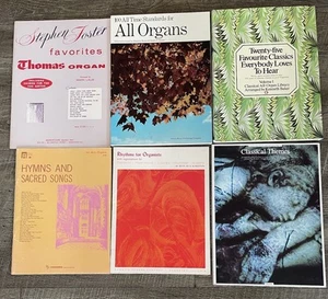 Libros de música de órgano - LOTE DE 6 - ver fotos - Imagen 1 de 12