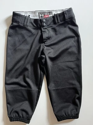 Pantalones de béisbol softbol Under Armour unisex para jóvenes negros talla mediana Foto 1 de 4