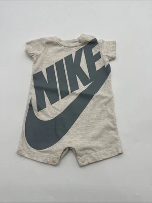 Nike One Piece Youth Boy Newborn Graphic Print Logo Snap..#30573 - Image 1 of 4